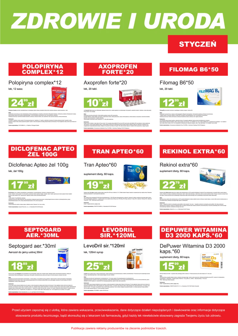 Promocje miesiąca - Styczeń 2025